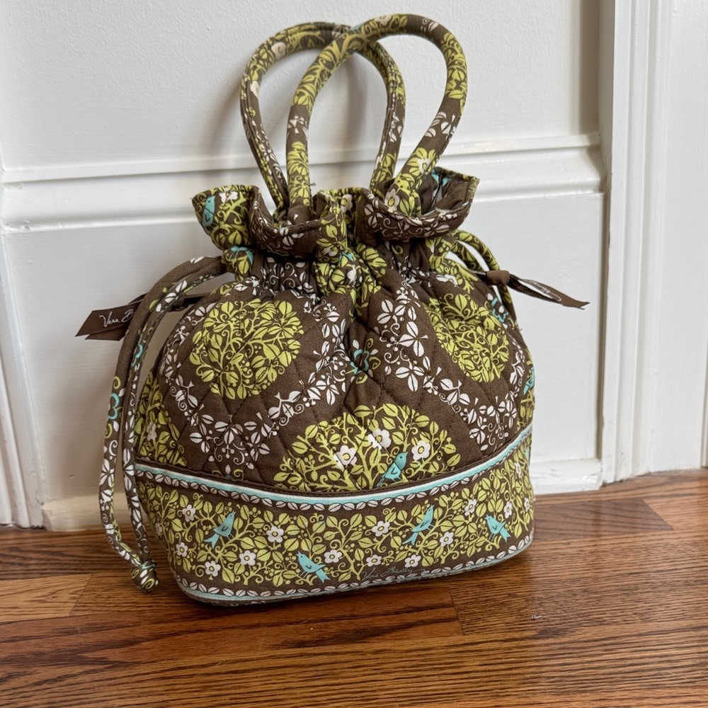 Vera Bradley | Sittin’ In A Tree | Retired | Floral Brown, Green Satchel Bag